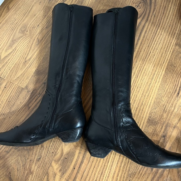 Fluevog Truth "Britney" tall boots, black, size 7 - Picture 12 of 15